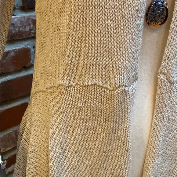 Loose Knit Shark Bite Cardigan - Picture 3 of 6